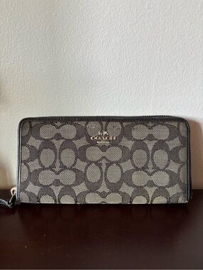 Coach Canvas Monogram Wallet